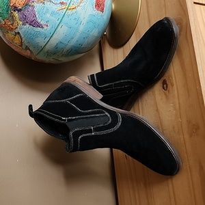 Klondike size 46 black suede ancle boots